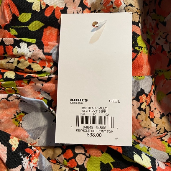 Long sleeve floral top - Picture 2 of 4